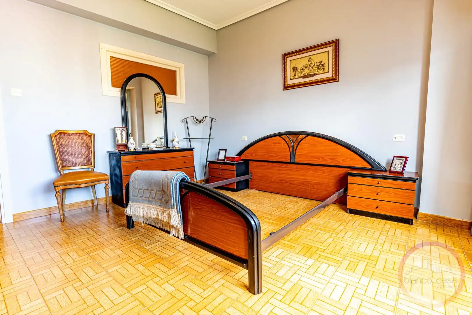 Bedroom of Flat for sale in Carballo  with Heating, Terrace and Storage room