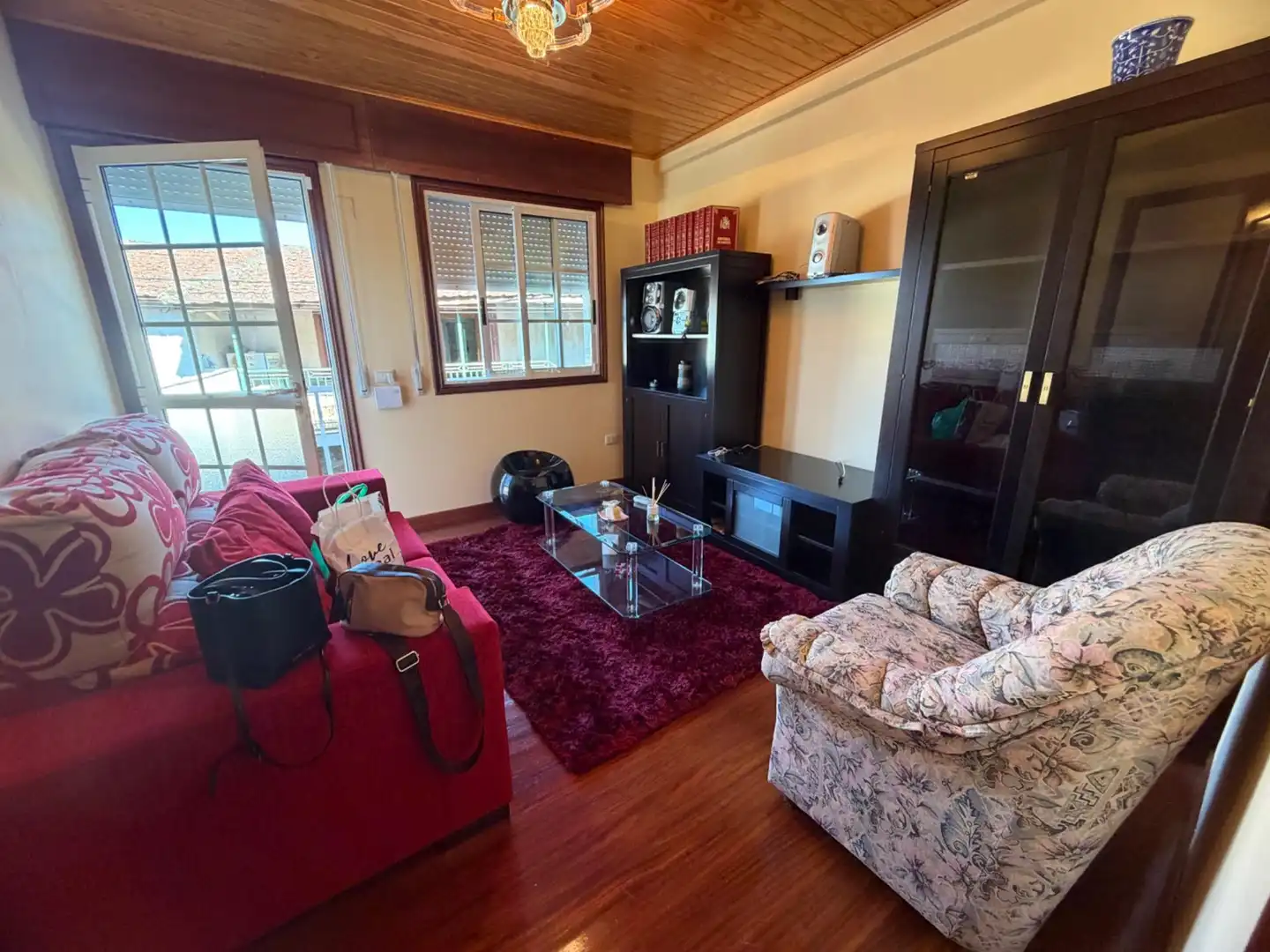 Living room of Houses for rent in Taboadela  with Furnished and Balcony