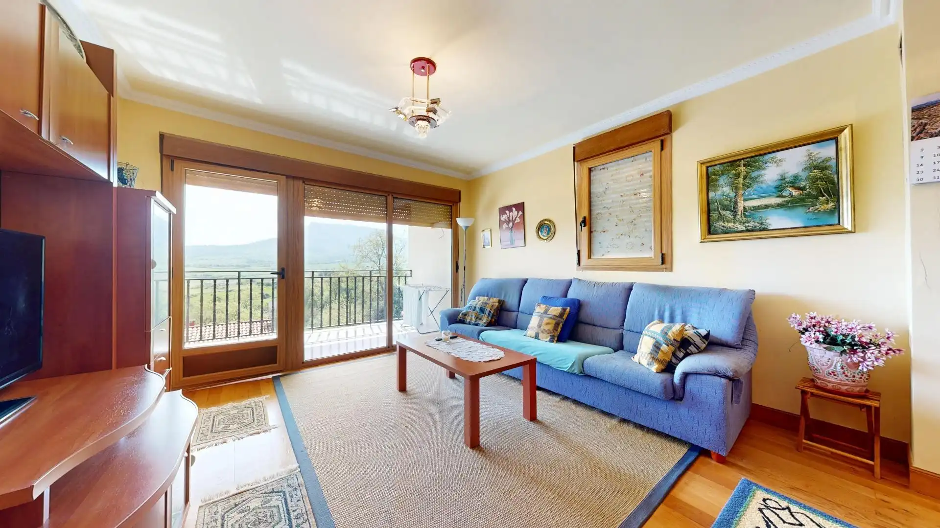 Wohnzimmer von Haus oder Chalet zum Verkauf in Valle de Mena mit Heizung, Privatgarten und Terrasse