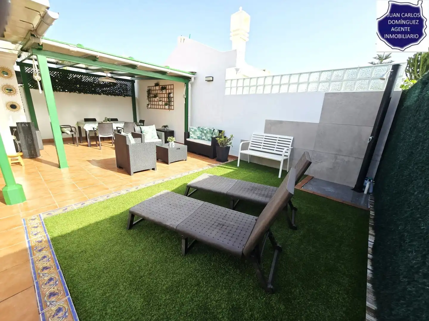Terraza de Casa o chalet de alquiler en San Bartolomé de Tirajana con Aire acondicionado, Terraza y Amueblado