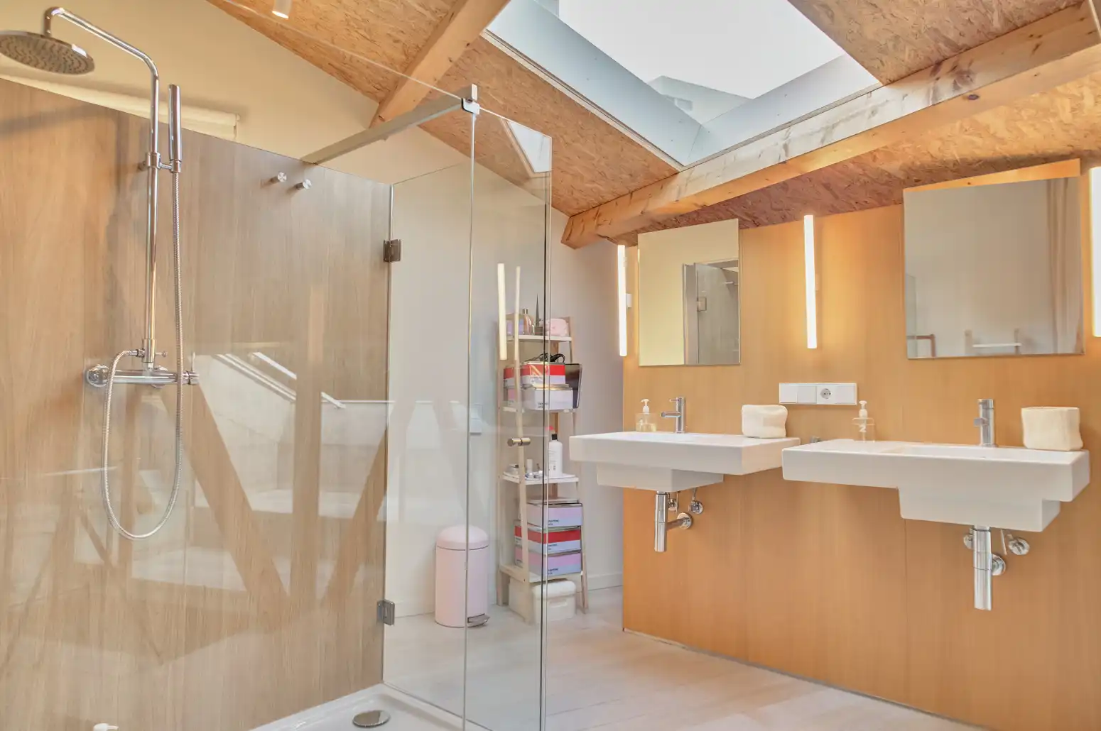 Baño de Casa adosada en venta en  Pamplona / Iruña con Calefacción, Jardín privado y Parquet