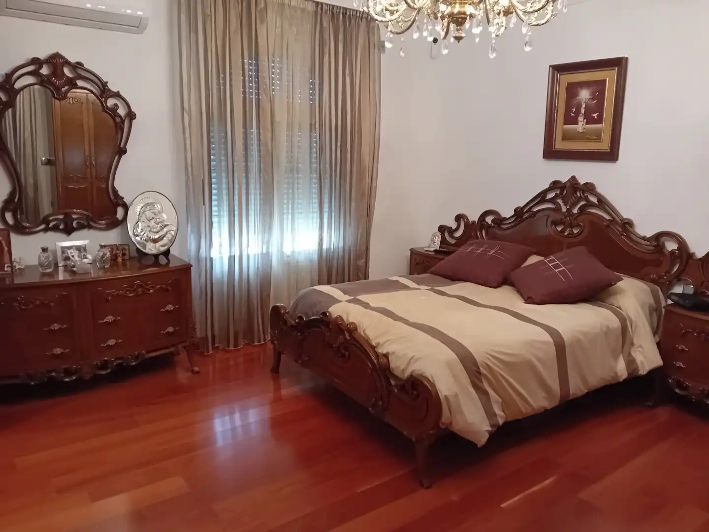 Bedroom of Houses for sale in Ciudad Real  with Air Conditioner, Heating and Private garden