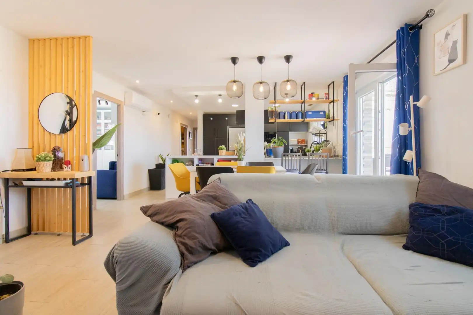 Sala de estar de Ático en venta en Museros con Aire acondicionado, Terraza y Amueblado