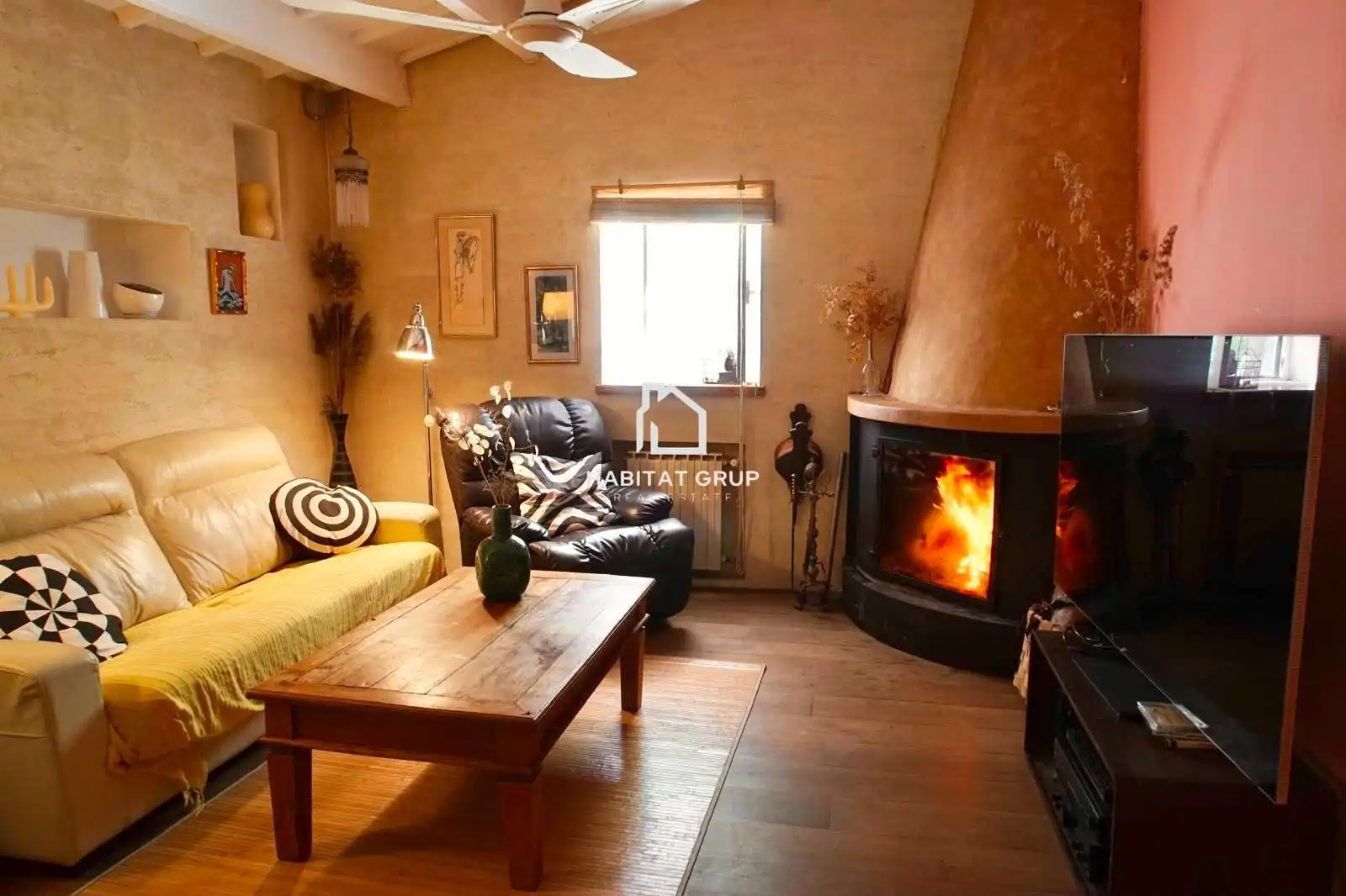 Sala de estar de Casa o chalet en venta en Maó - Mahón con Calefacción, Jardín privado y Terraza