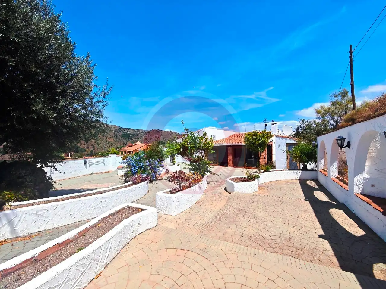 Exterior view of Houses for sale in Viñuela  with Private garden, Terrace and Swimming Pool