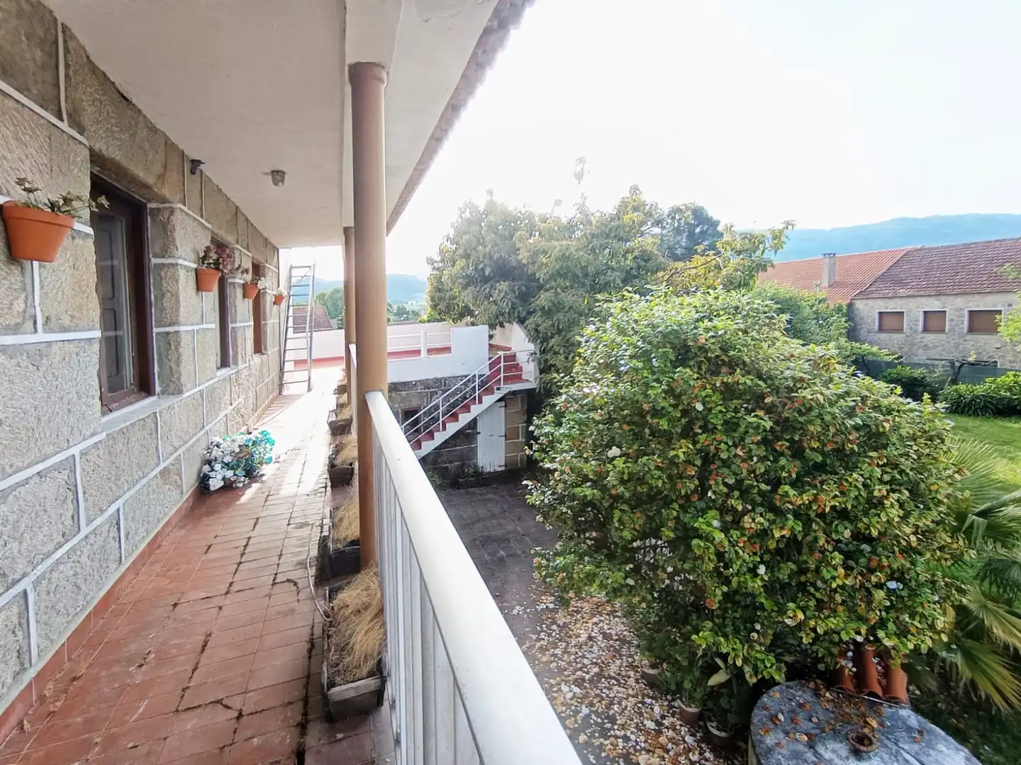Terraza de Casa o chalet en venta en Pontevedra Capital  con Calefacción, Jardín privado y Terraza