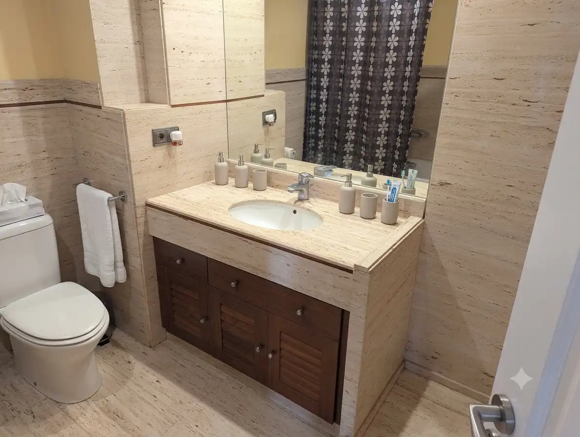 Bany de Apartament en venda en Sagunto / Sagunt amb Aire condicionat, Calefacció i Parquet