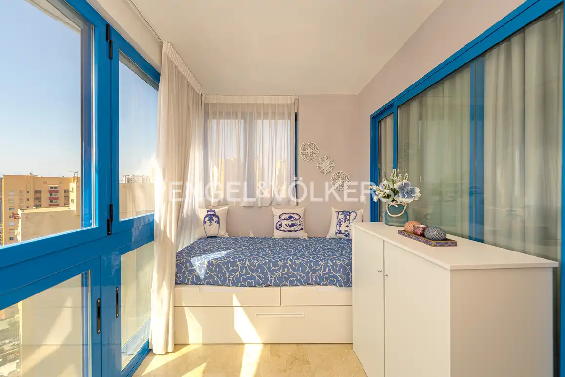 Balcony of Apartments for sale in Benidorm  with Air Conditioner and Community pool