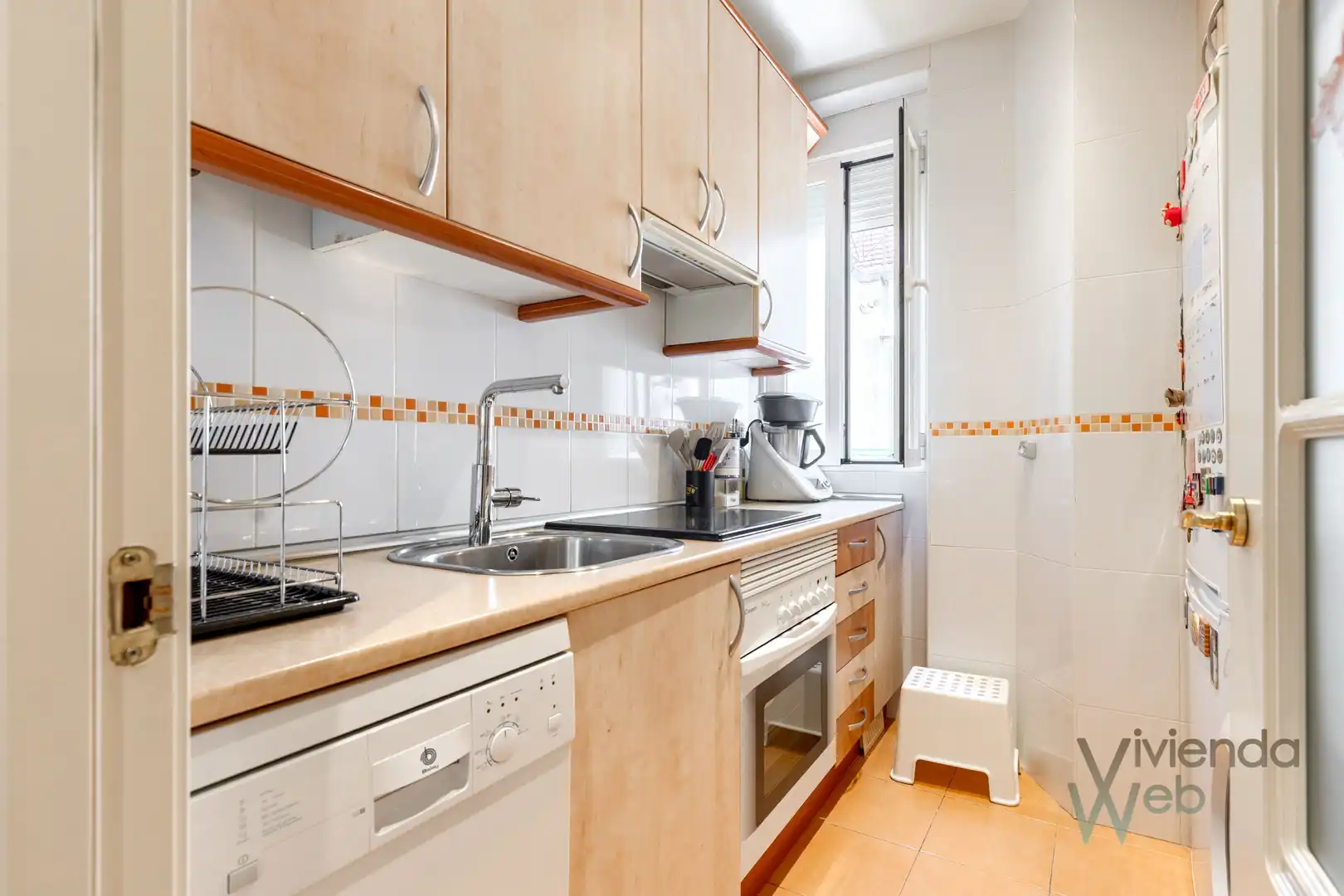 Küche von Wohnung zum Verkauf in Madrid mit Klimaanlage, Heizung und Parkett