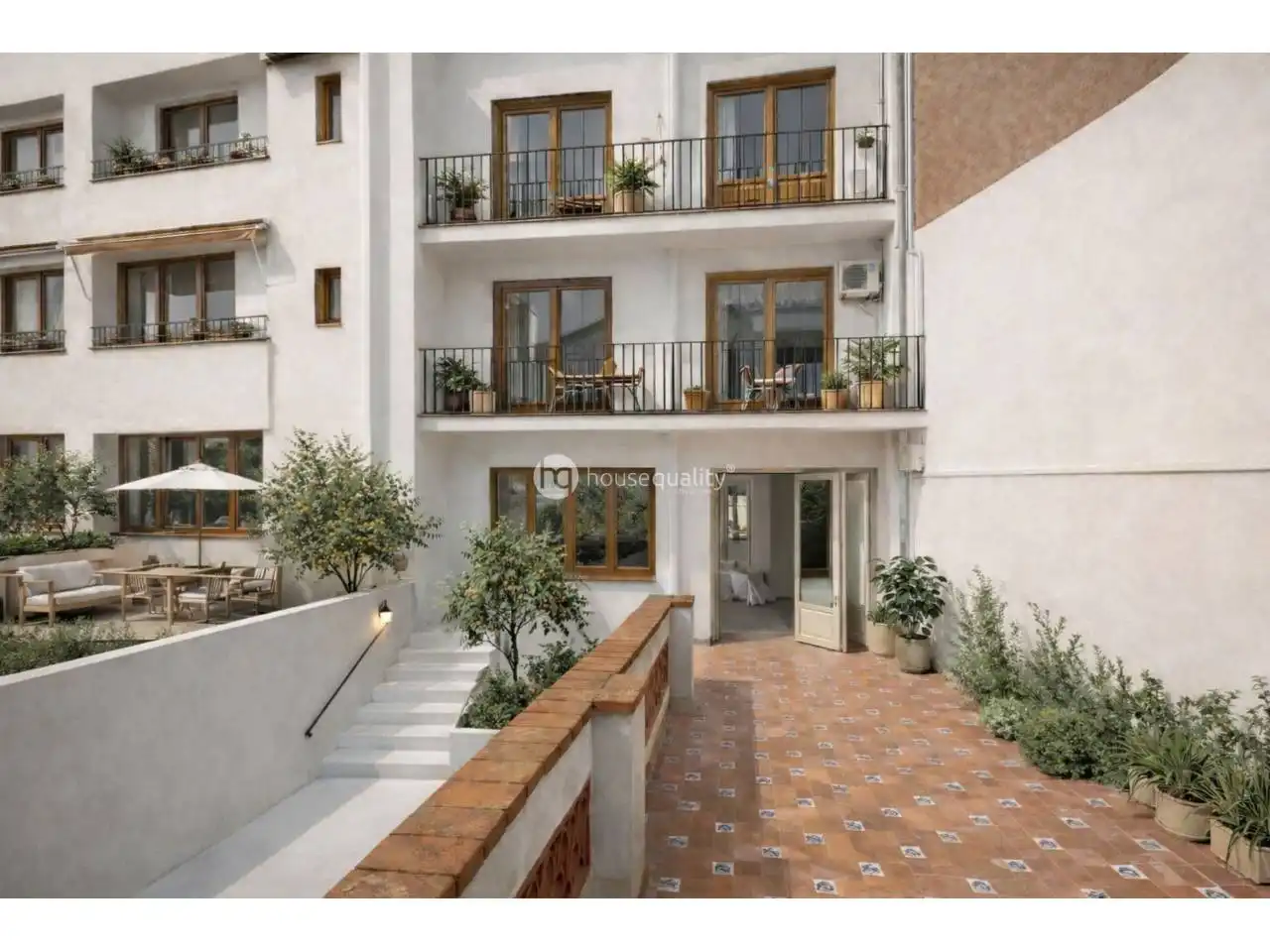 Terraza de Piso en venta en Barcelona con Jardín privado, Terraza y Balcón