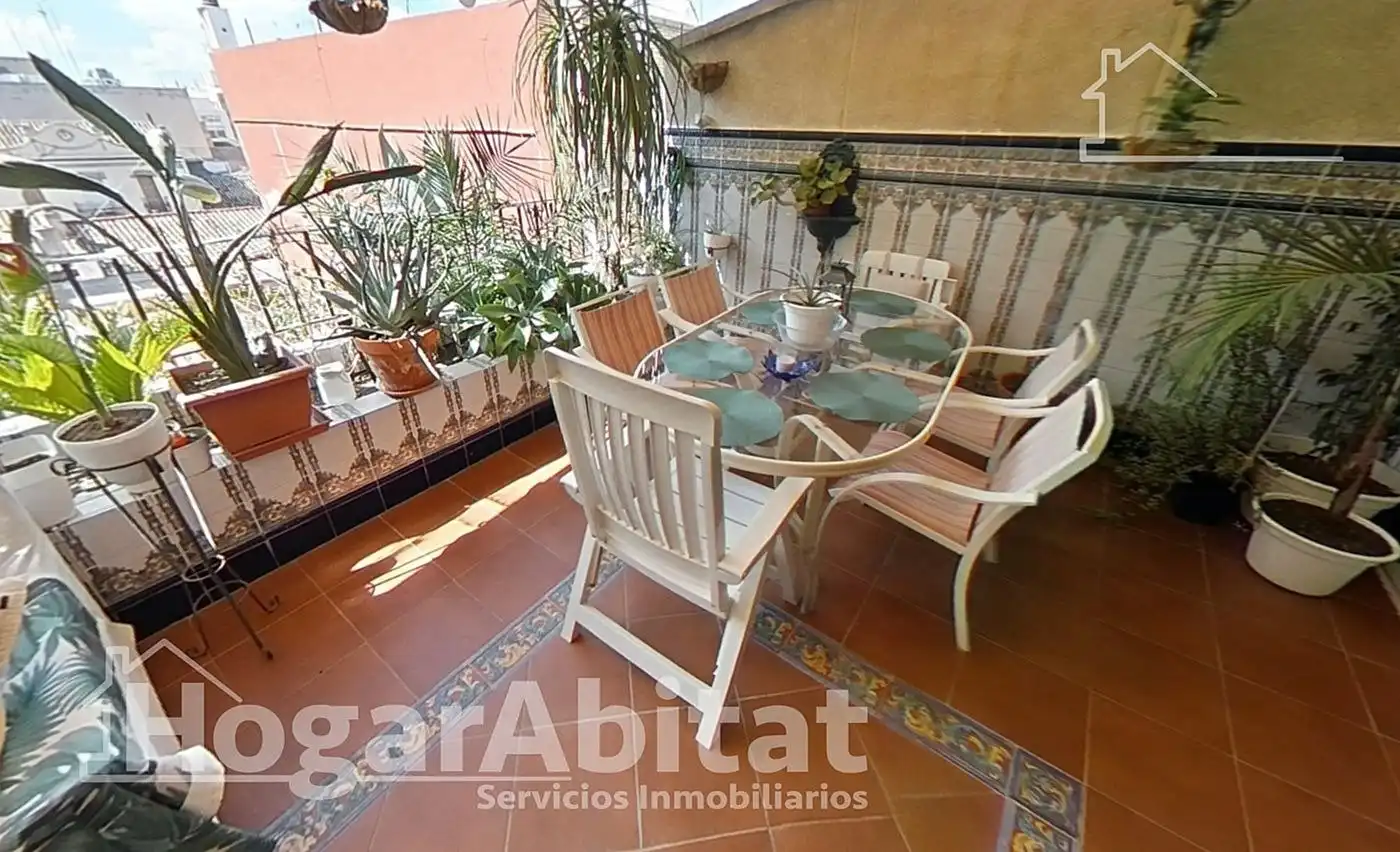 Terrace of Attic for sale in Mislata  with Air Conditioner, Heating and Terrace