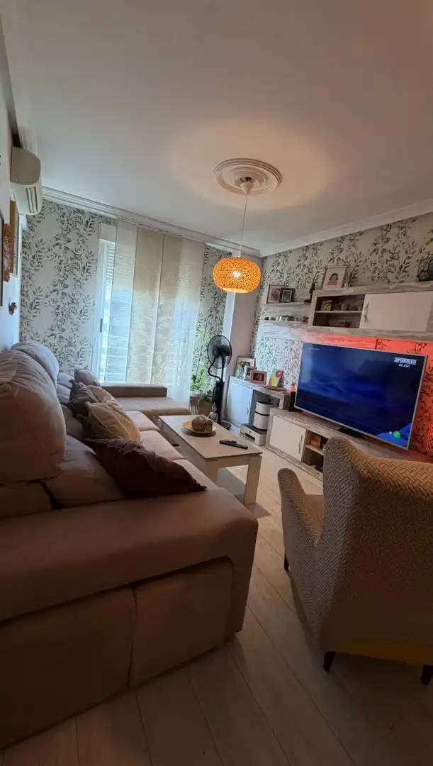 Sala d'estar de Pis en venda en Cáceres amb Aire condicionat i Calefacció