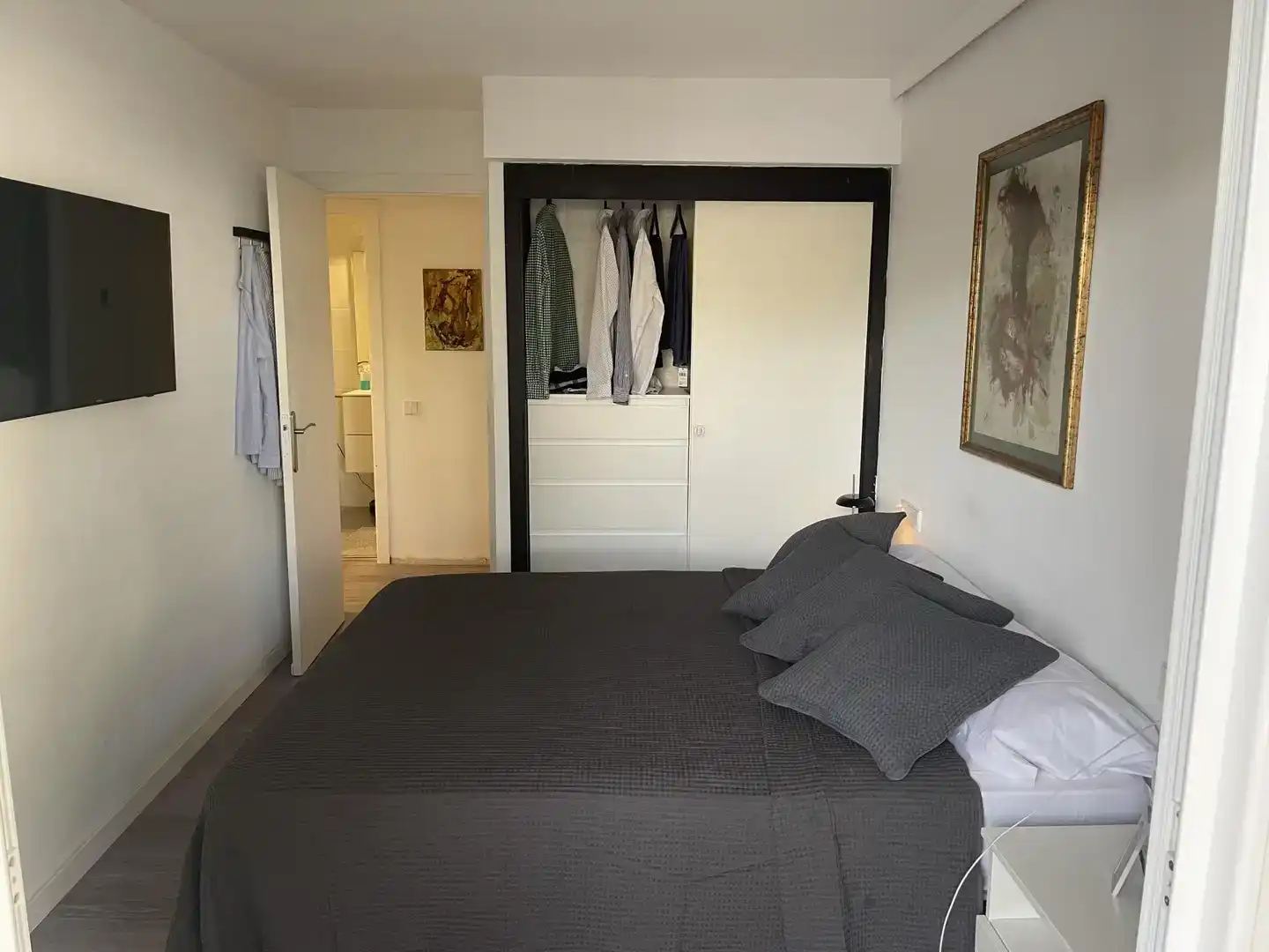 Bedroom of Flat for rent in Alcúdia  with Air Conditioner and Balcony