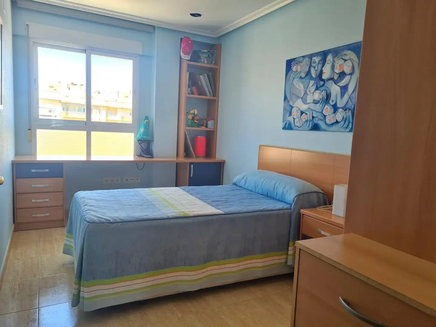 Bedroom of Flat for sale in Elche / Elx  with Air Conditioner, Heating and Terrace