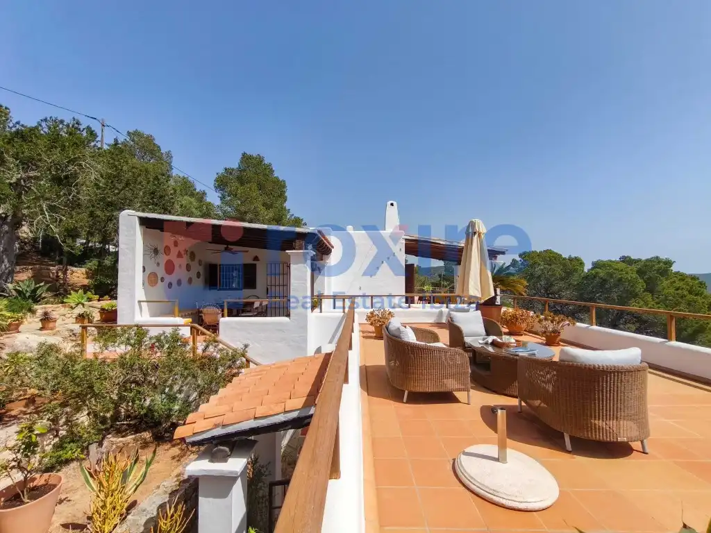 Terrace of Houses for rent in Sant Josep de sa Talaia  with Air Conditioner, Private garden and Terrace