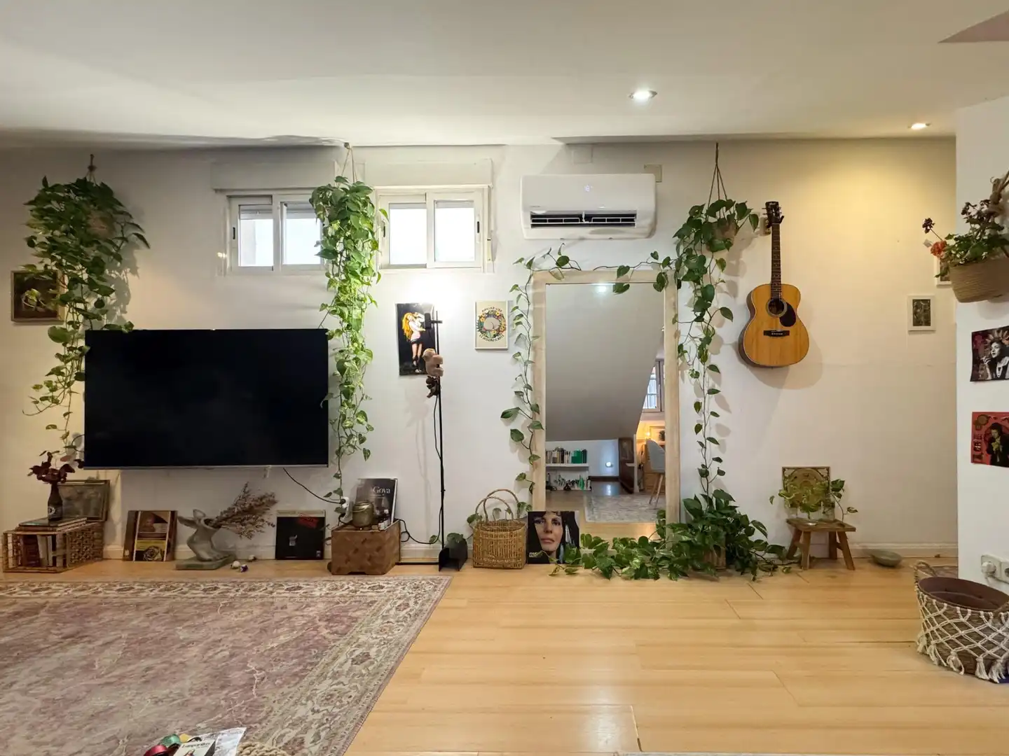 Living room of Attic for sale in Madrid  with Air Conditioner and Heating