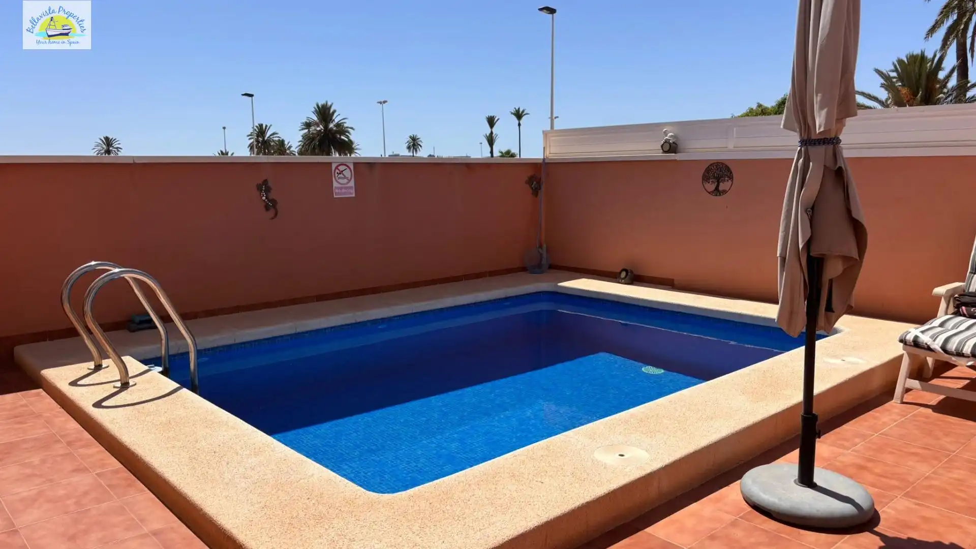 Piscina de Casa o xalet en venda en Mazarrón amb Aire condicionat, Calefacció i Terrassa