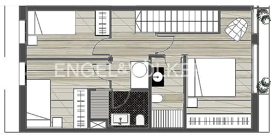 Maisonette zum Verkauf in Barcelona mit Klimaanlage, Heizung und Parkett