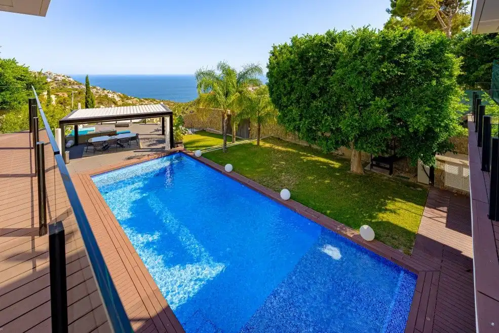 Piscina de Casa o chalet en venta en Altea con Aire acondicionado, Calefacción y Jardín privado