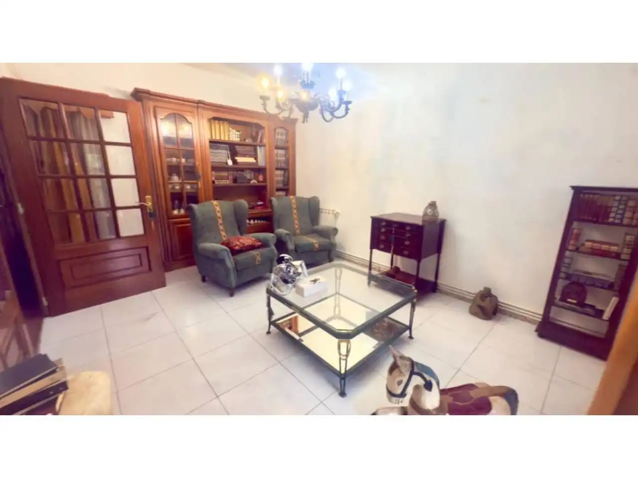 Living room of Flat for sale in Ourense Capital   with Heating, Private garden and Parquet flooring