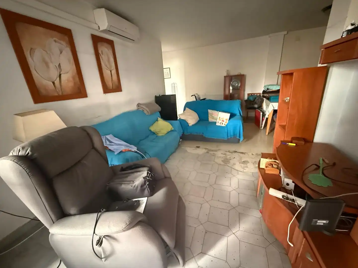 Sala d'estar de Pis en venda en Benalmádena amb Terrassa i Moblat