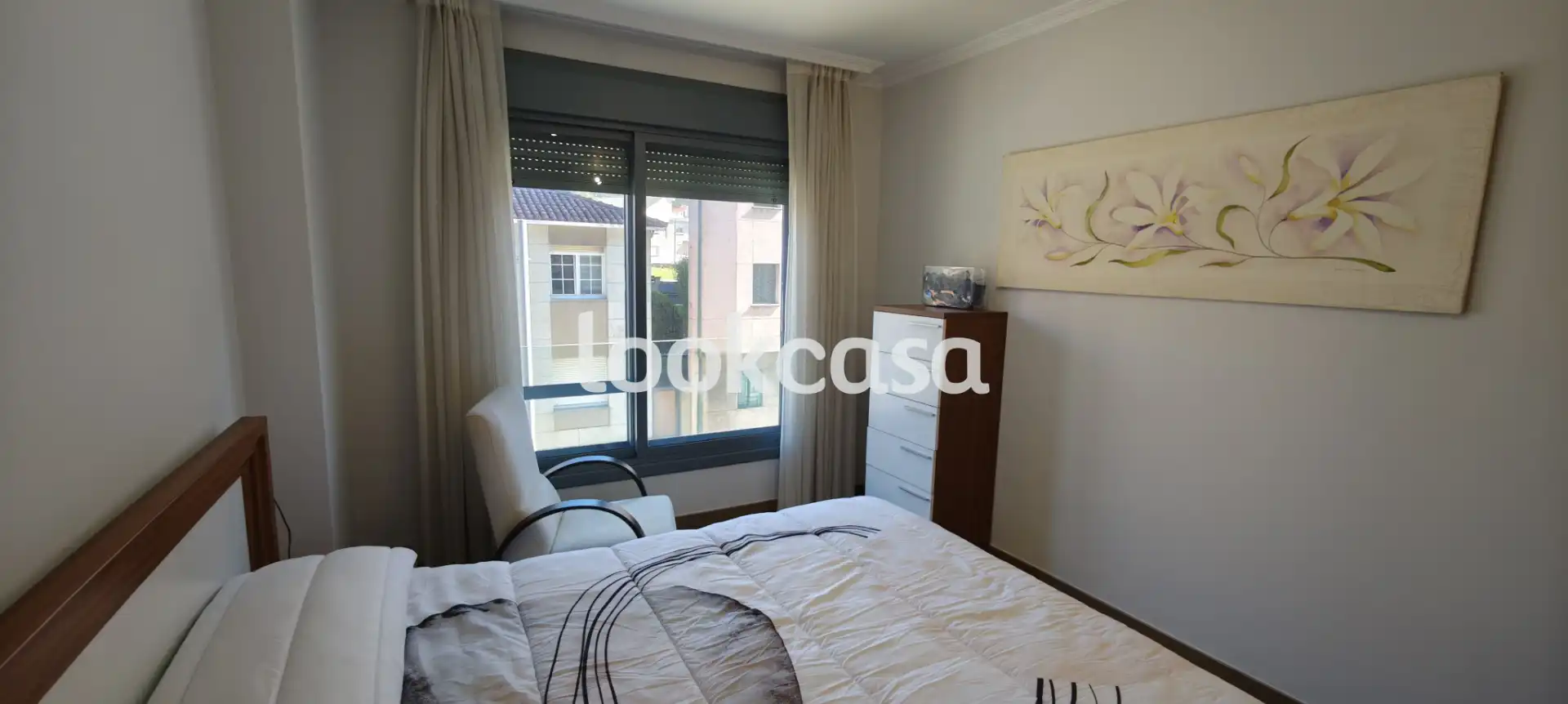 Bedroom of Flat for sale in Sanxenxo  with Heating, Parquet flooring and Terrace