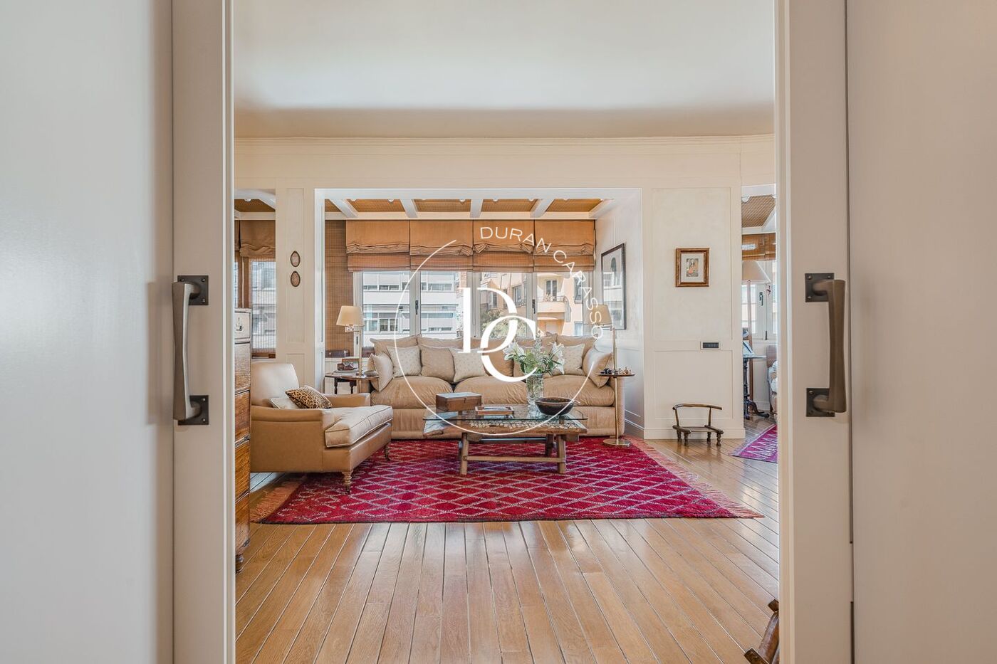 Living room of Flat for sale in  Barcelona Capital  with Air Conditioner and Heating