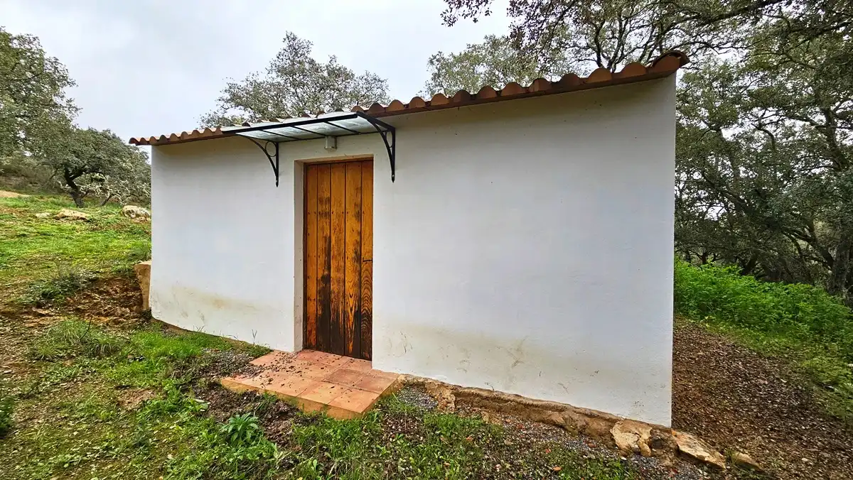 Vista exterior de Finca rústica en venta en Santa Ana la Real con Calefacción, Jardín privado y Terraza