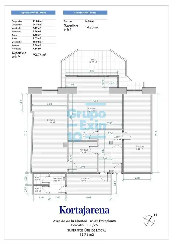 Büro zur Miete in Centro, imagen 10