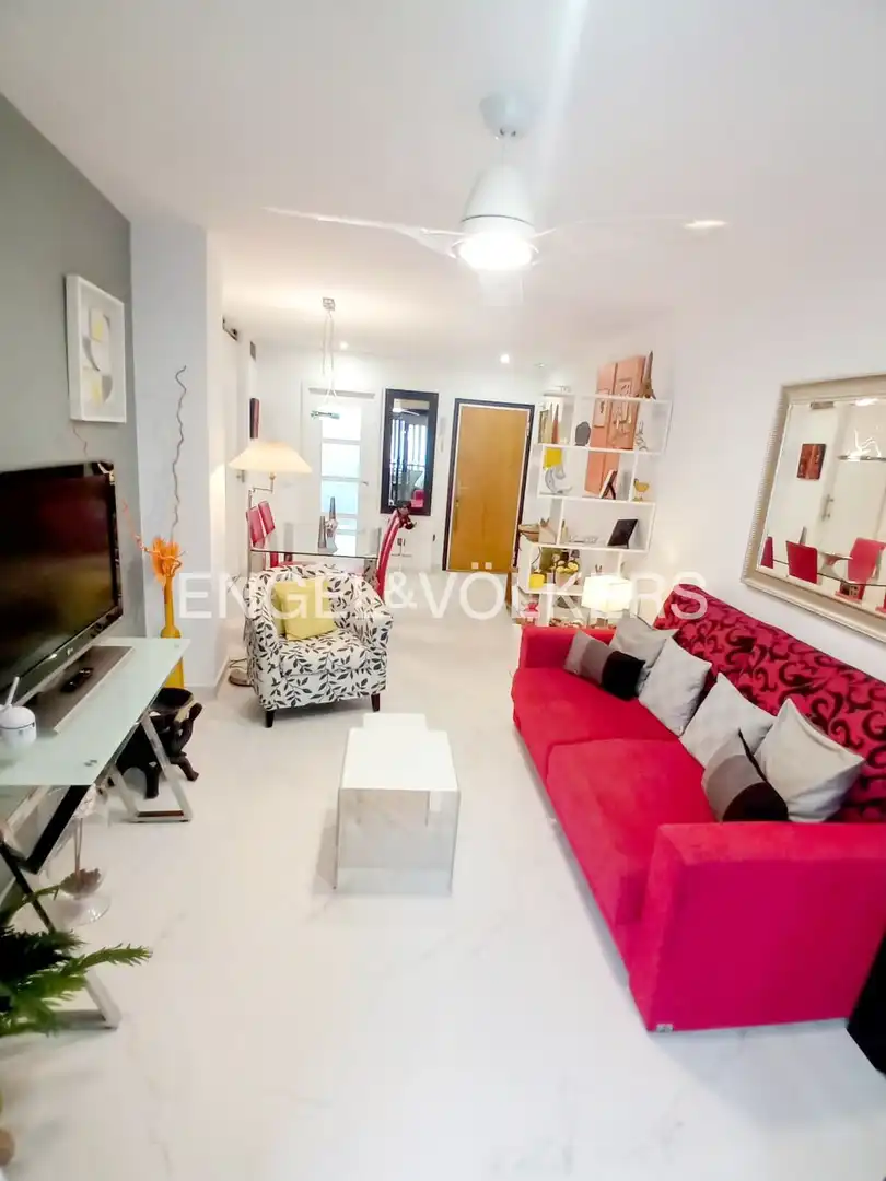 Sala d'estar de Pis en venda en Jávea / Xàbia amb Aire condicionat, Calefacció i Terrassa