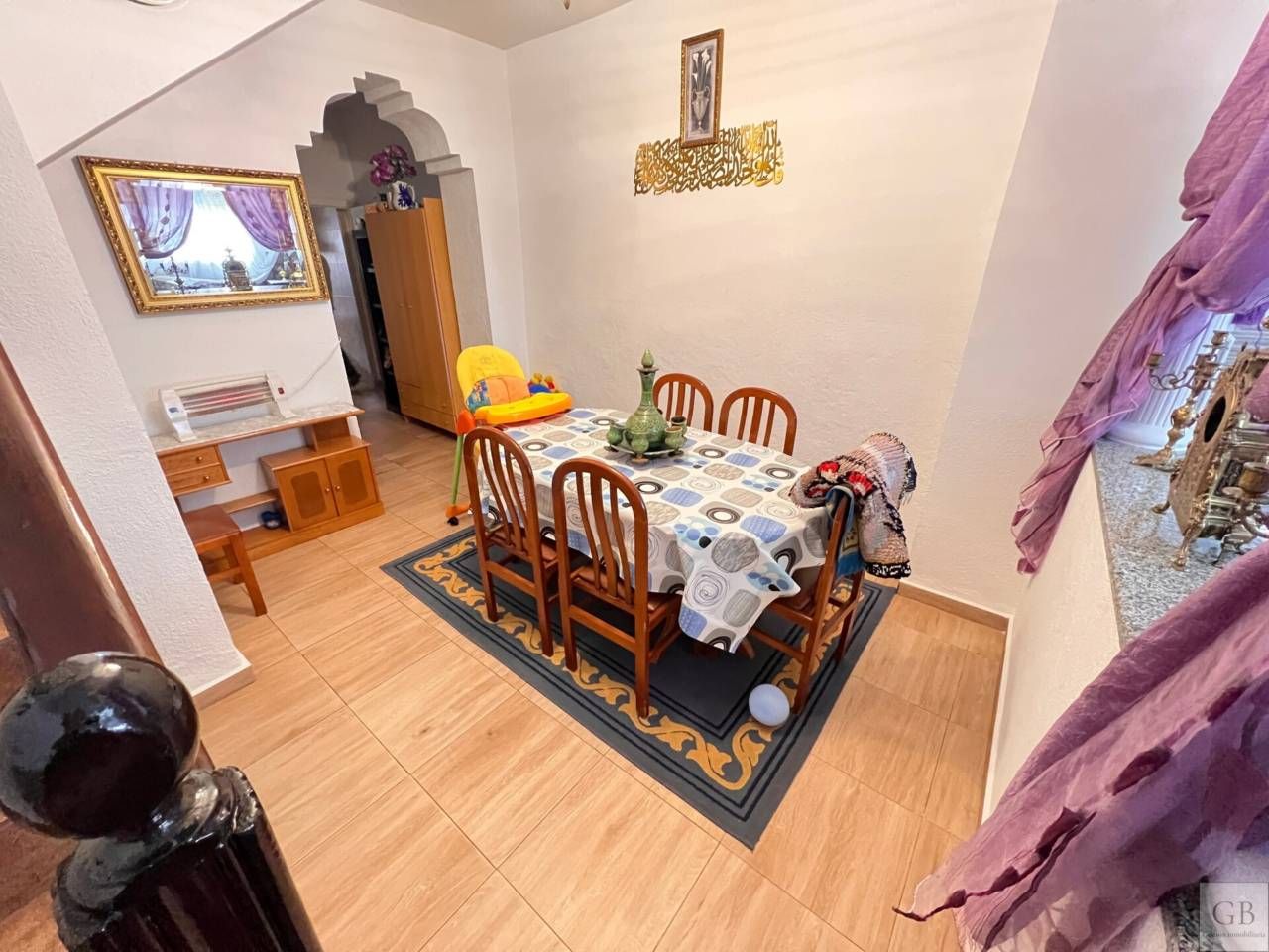 Dining room of Single-family semi-detached for sale in La Puebla de Montalbán  with Air Conditioner, Heating and Private garden
