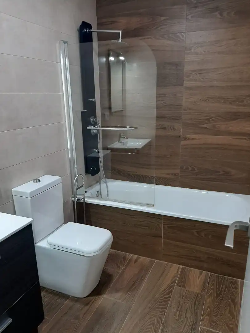 Baño de Casa o chalet en venta en Vícar con Aire acondicionado, Jardín privado y Piscina