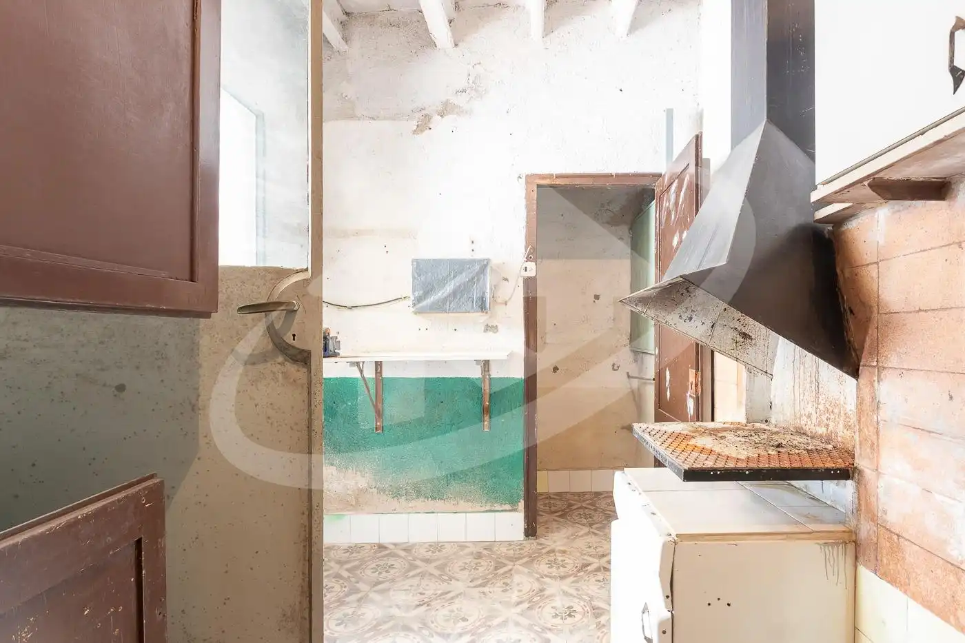 Cuina de Casa adosada en venda en Sabadell amb Terrassa i Traster