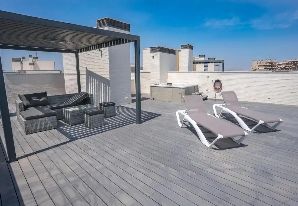 Terraza de Ático en venta en Elche / Elx con Aire acondicionado, Calefacción y Terraza