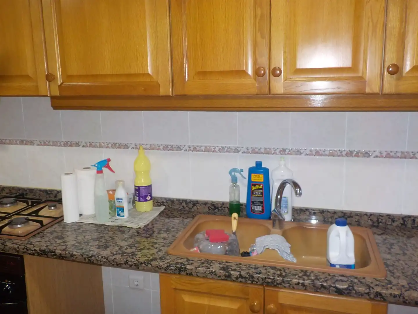 Kitchen of Flat for sale in Valencia  with Air Conditioner, Furnished and Oven