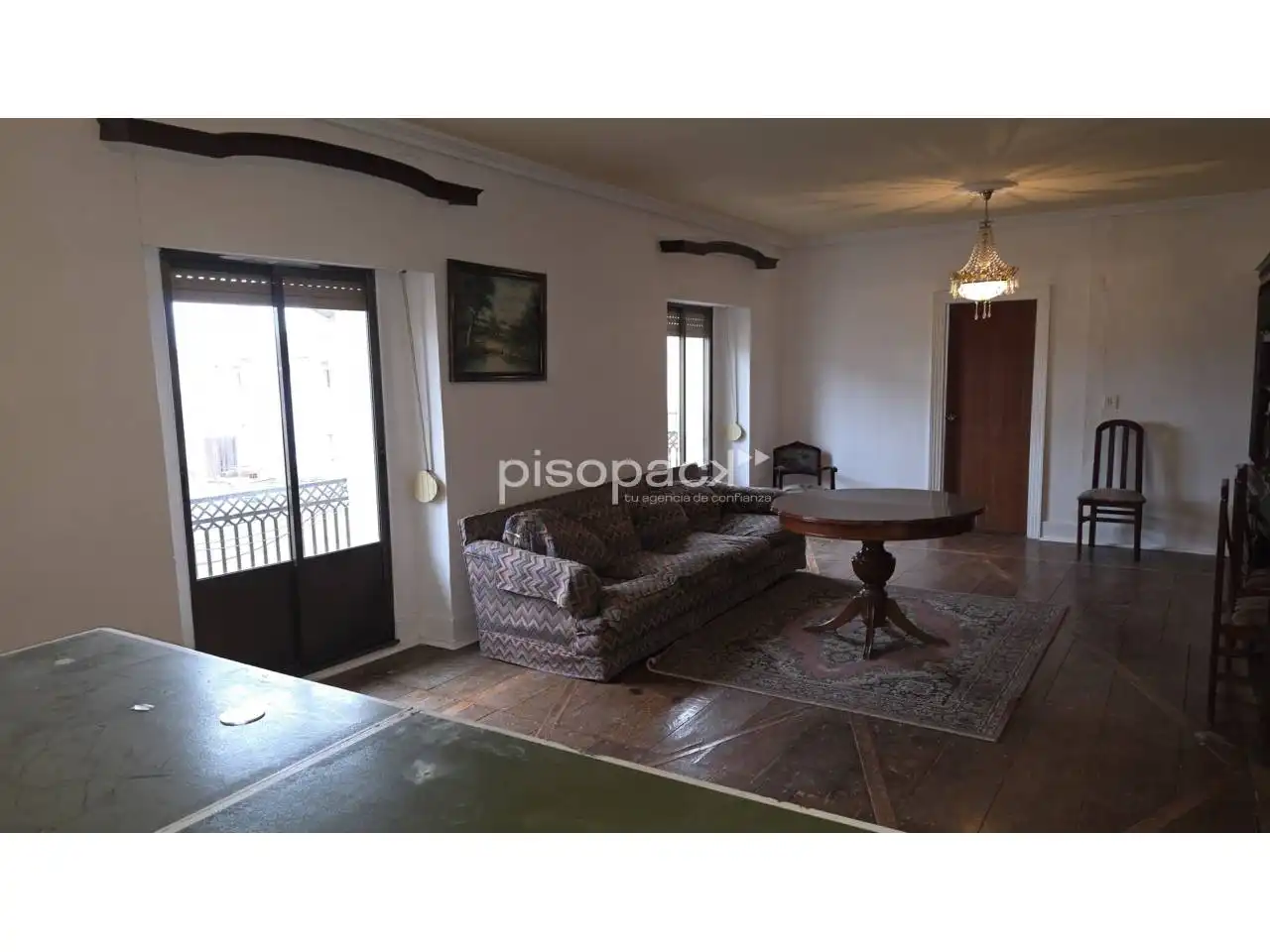 Sala de estar de Finca rústica en venta en Artajona con Calefacción, Parquet y Terraza