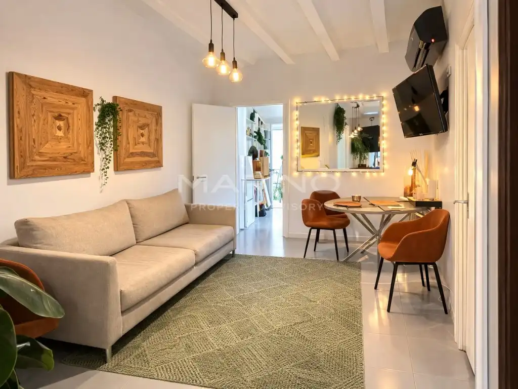 Sala de estar de Piso en venta en Barcelona con Aire acondicionado, Terraza y Balcón