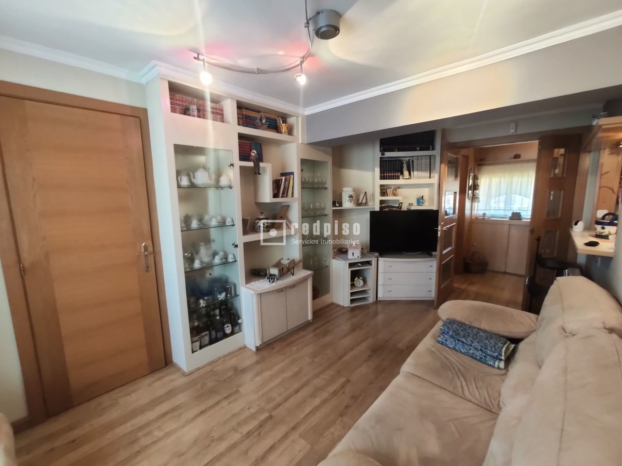 Living room of Flat for sale in  Madrid Capital  with Heating