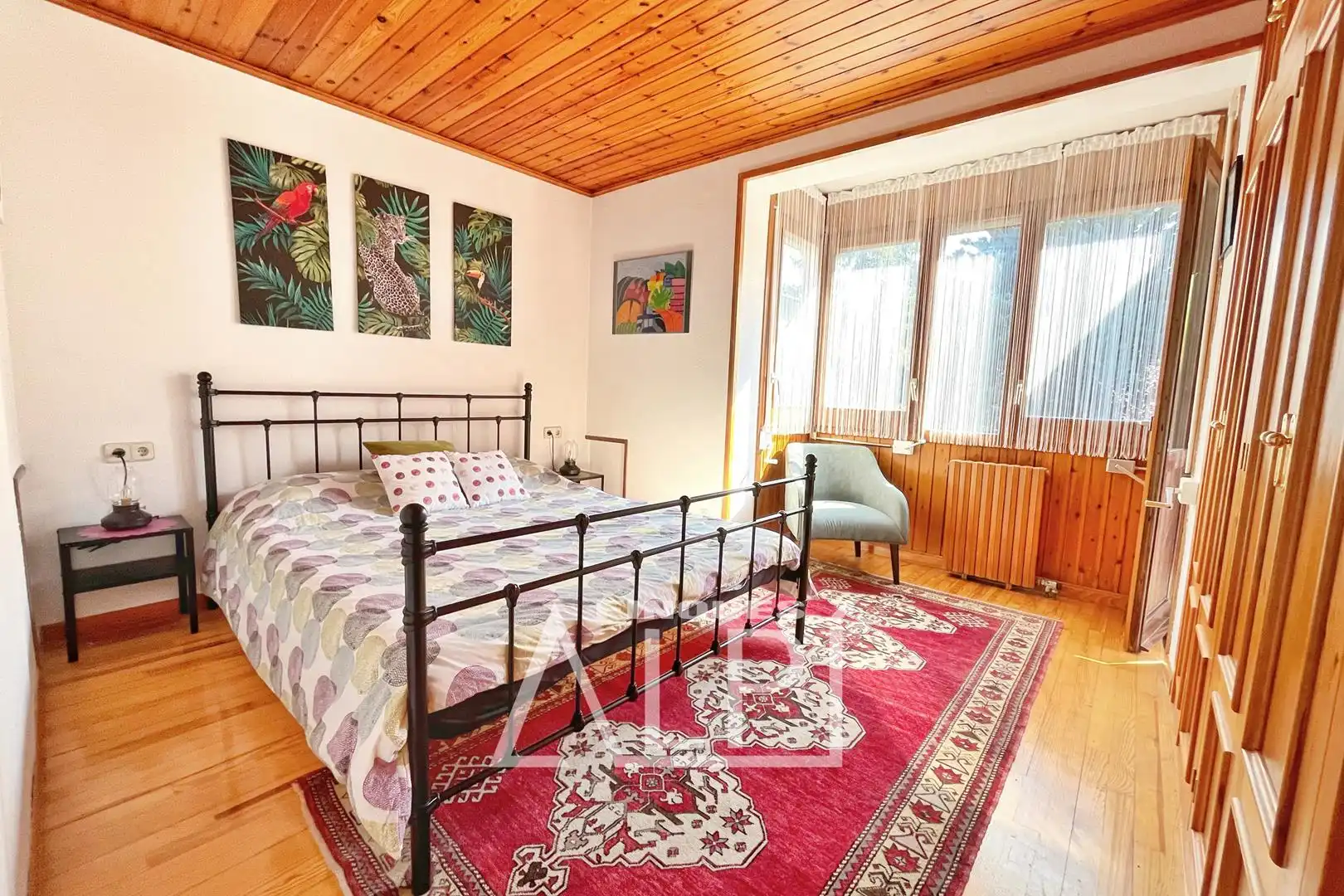 Dormitori de Casa adosada en venda en Fontanals de Cerdanya amb Calefacció, Parquet i Moblat