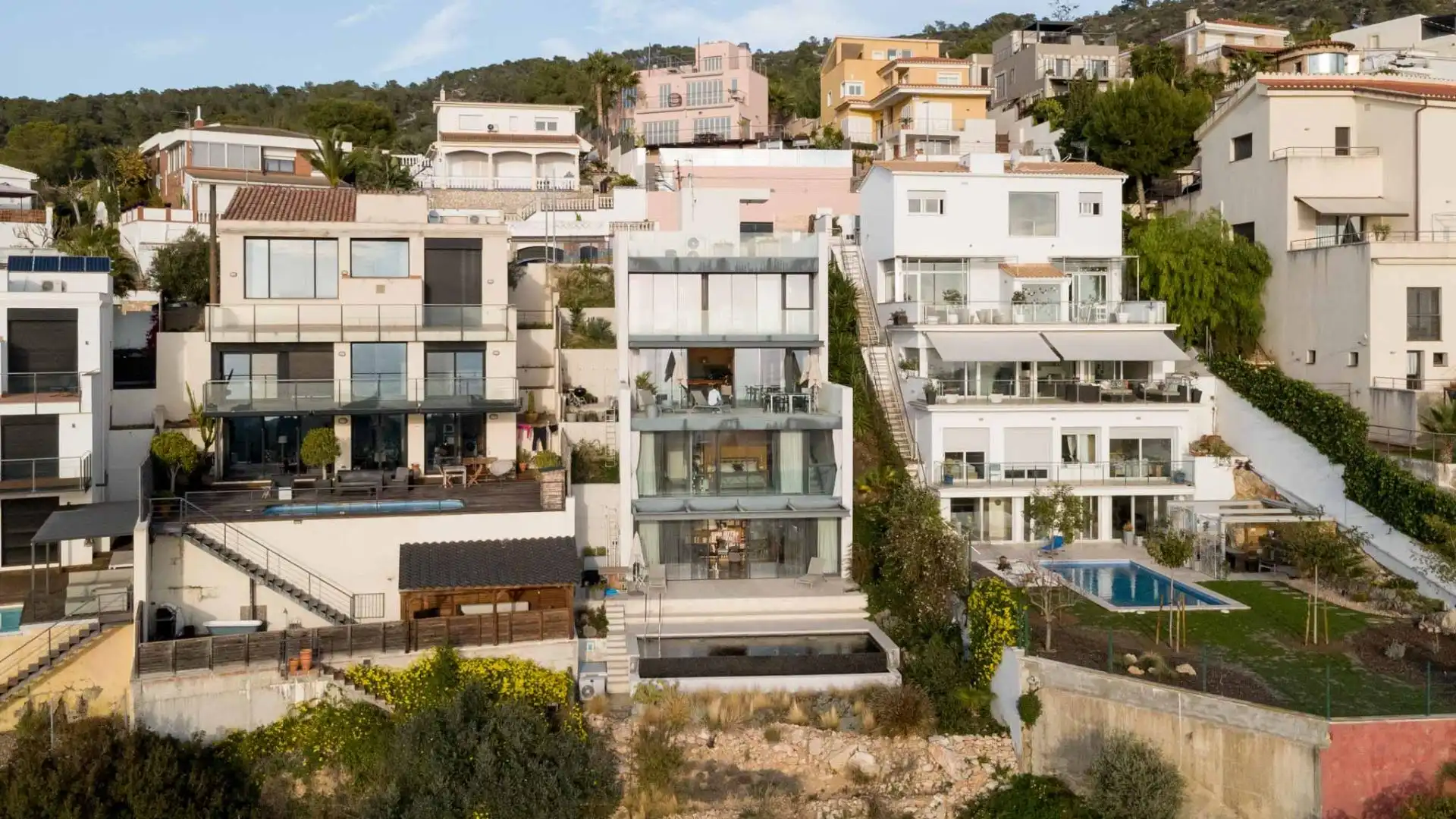 Vista exterior de Casa o chalet en venta en Sitges con Calefacción, Jardín privado y Terraza