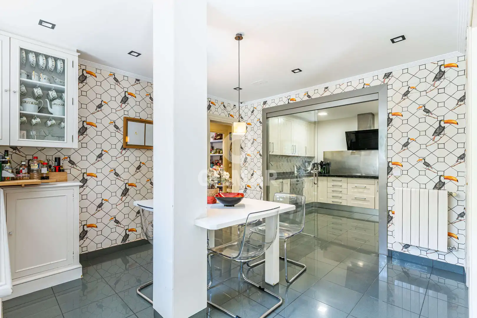 Kitchen of Detached homes for sale in Madrid  with Heating, Private garden and Swimming Pool