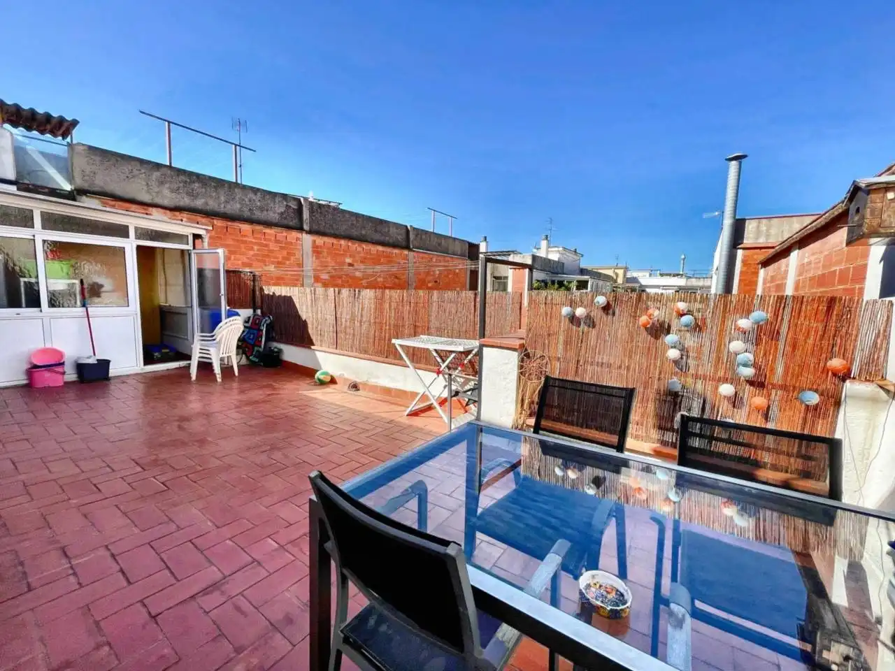 Terrasse von Dachboden zum Verkauf in Cerdanyola del Vallès mit Klimaanlage, Heizung und Parkett