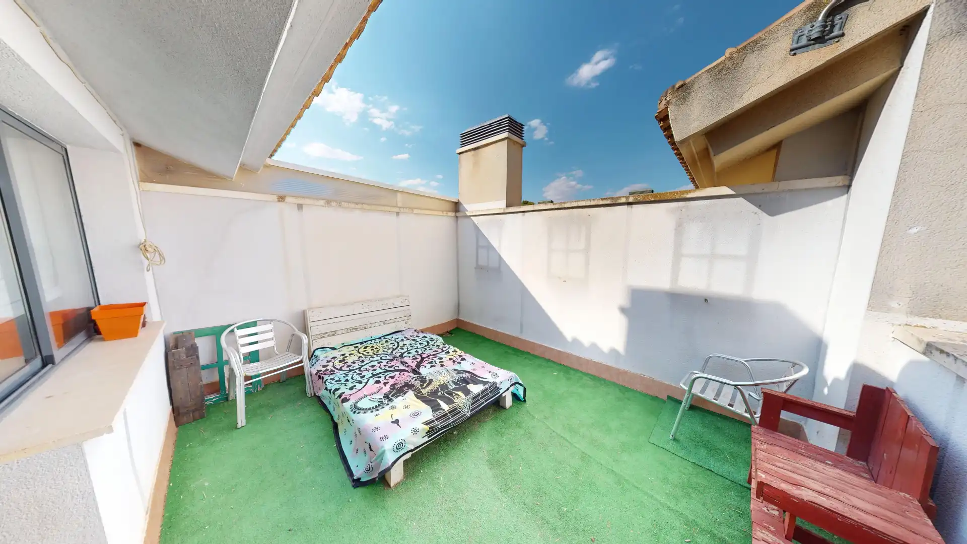 Terraza de Casa adosada en venta en Albacete con Aire acondicionado, Calefacción y Parquet