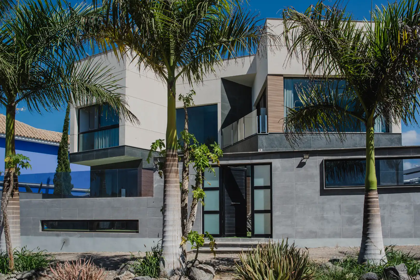 Vista exterior de Casa o chalet de alquiler en San Bartolomé de Tirajana con Aire acondicionado, Calefacción y Jardín privado