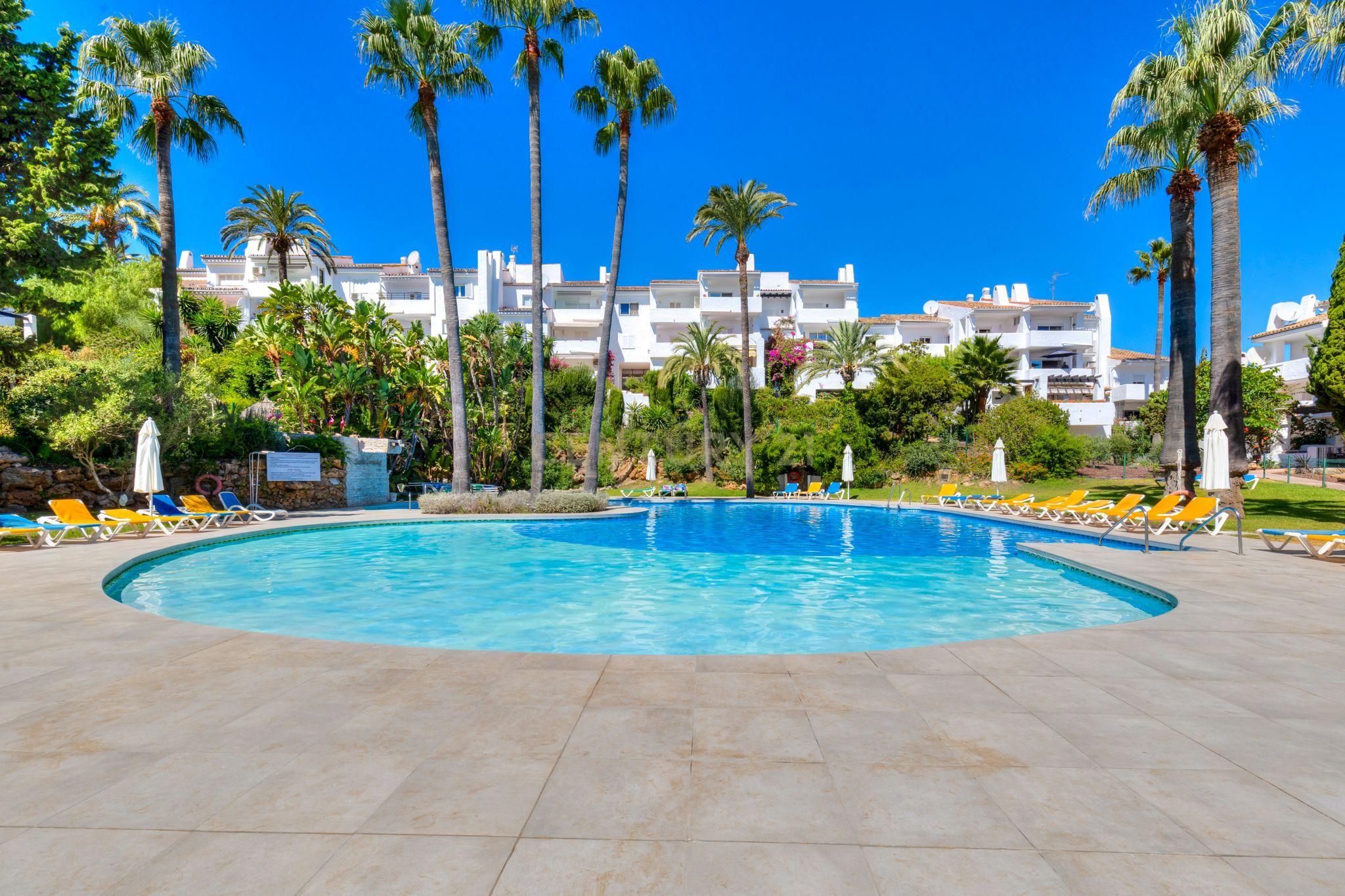 Garden of Apartment for sale in Manilva  with Air Conditioner, Private garden and Oven