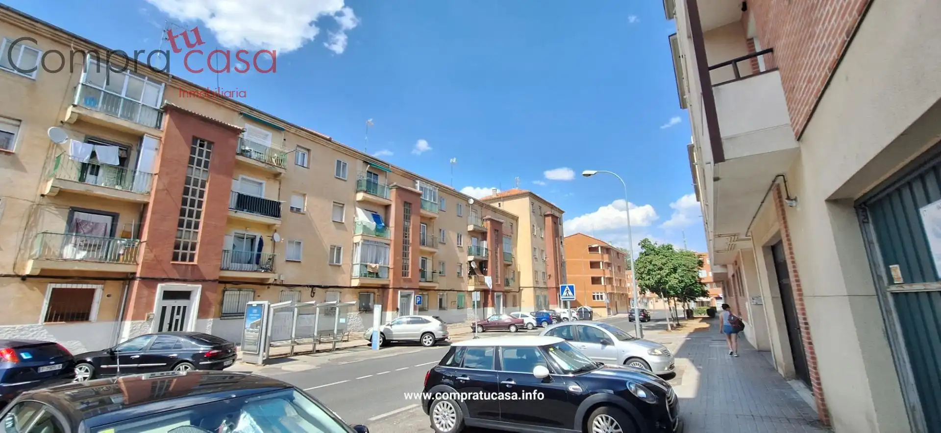 Vista exterior de Pis en venda en Segovia amb Calefacció i Moblat
