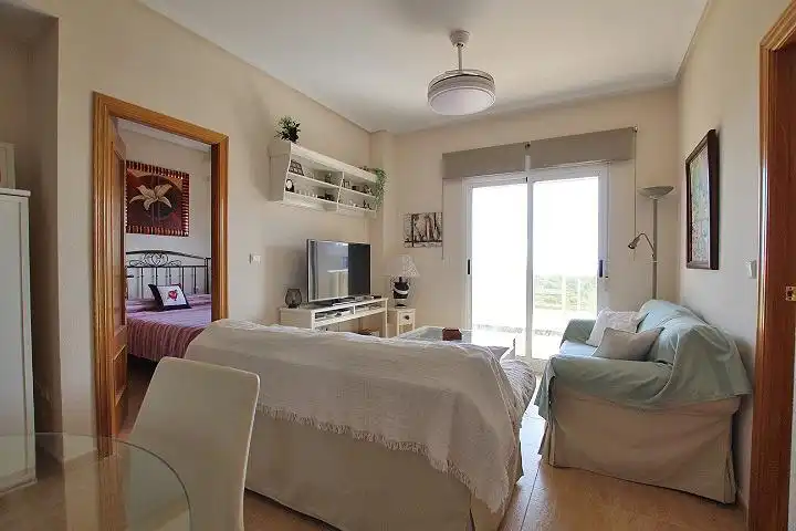 Sala de estar de Apartamento en venta en Guardamar del Segura con Aire acondicionado, Terraza y Trastero