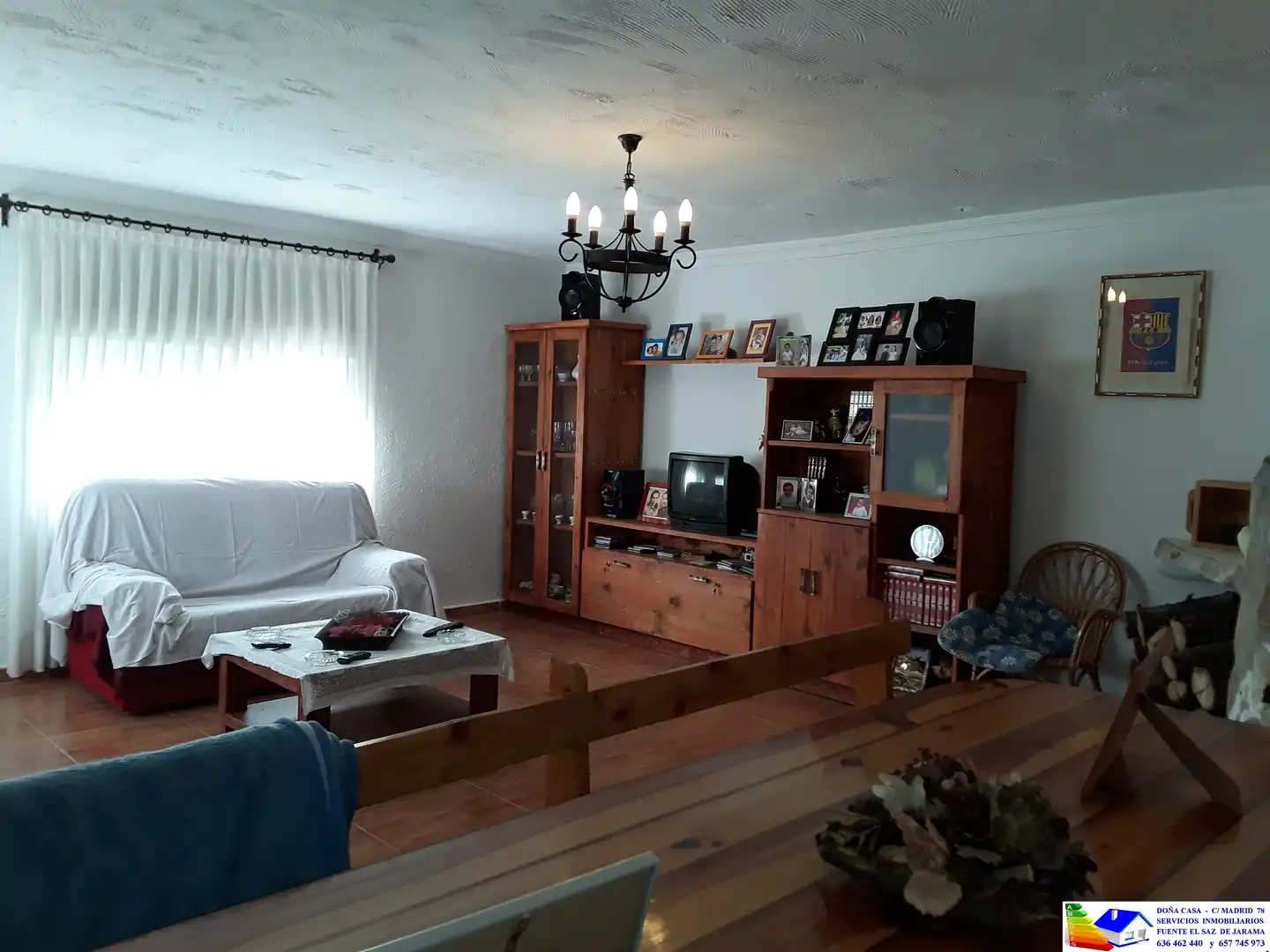 Sala de estar de Casa o chalet en venta en Fuente El Saz de Jarama con Aire acondicionado, Calefacción y Jardín privado