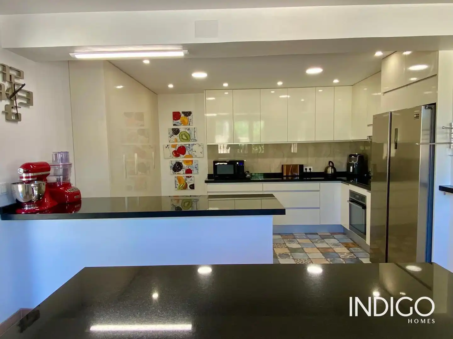 Cocina de Casa o chalet en venta en Mutxamel con Aire acondicionado, Calefacción y Terraza