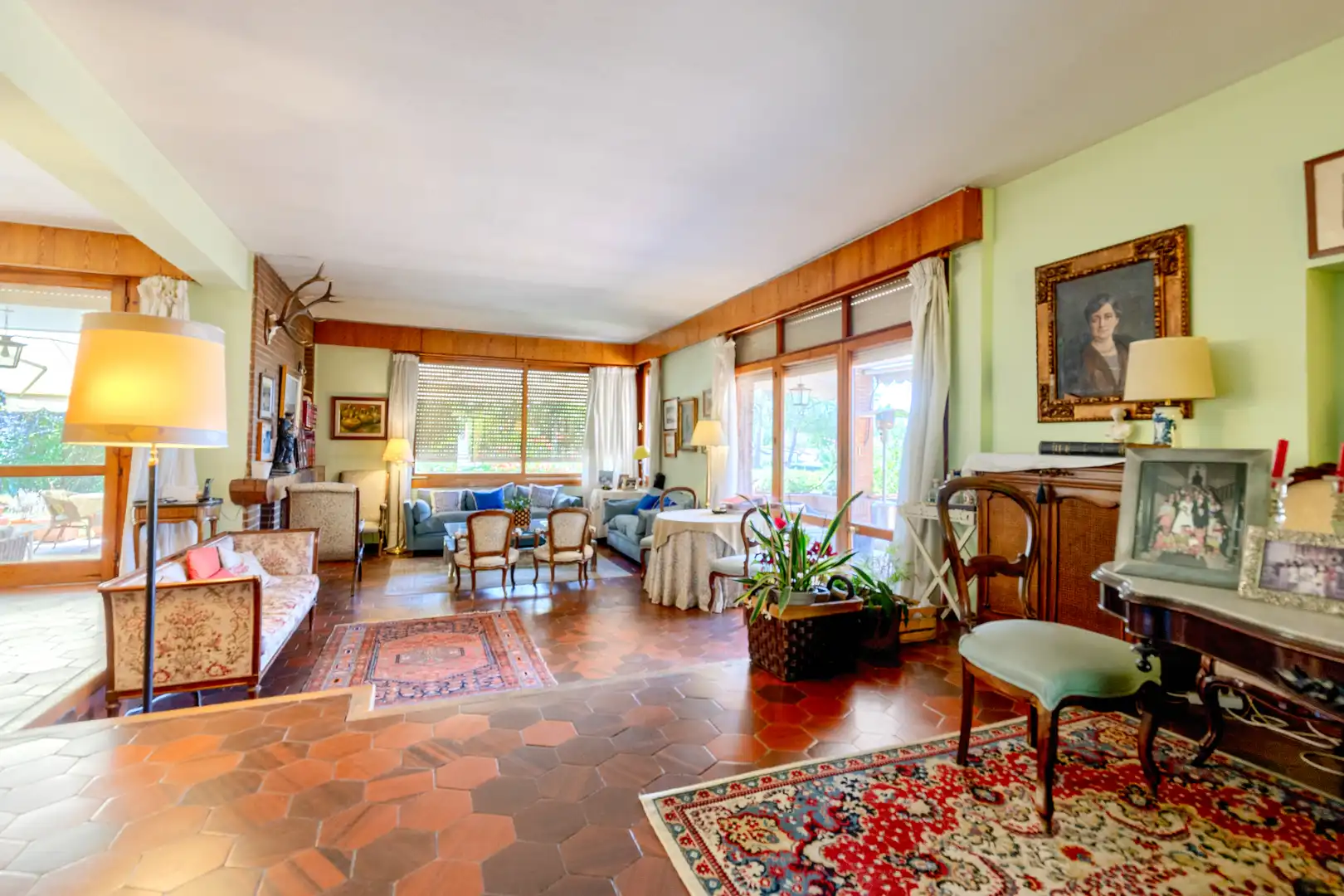 Sala de estar de Casa o chalet en venta en Algete con Calefacción, Jardín privado y Terraza